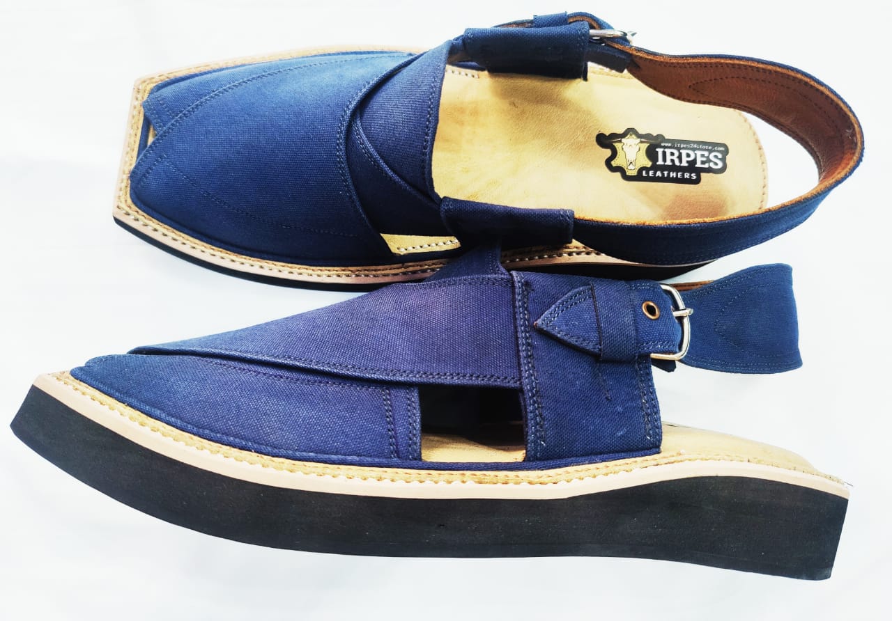 kaptan Chappal Blue-Jeans