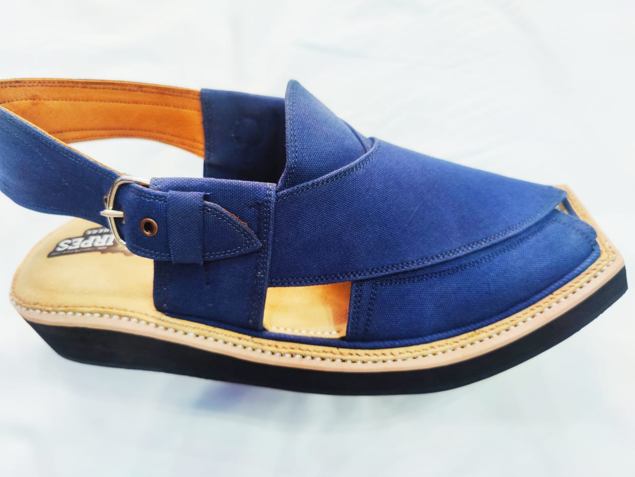 kaptan Chappal Blue-Jeans