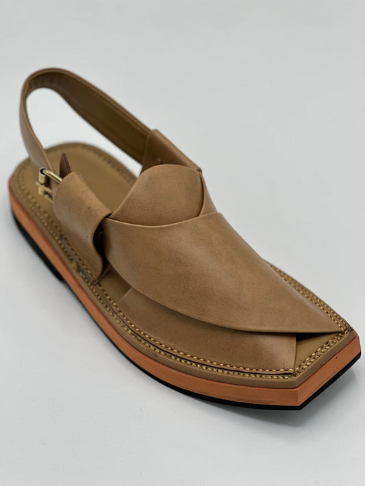 kaptan Chappal Camel