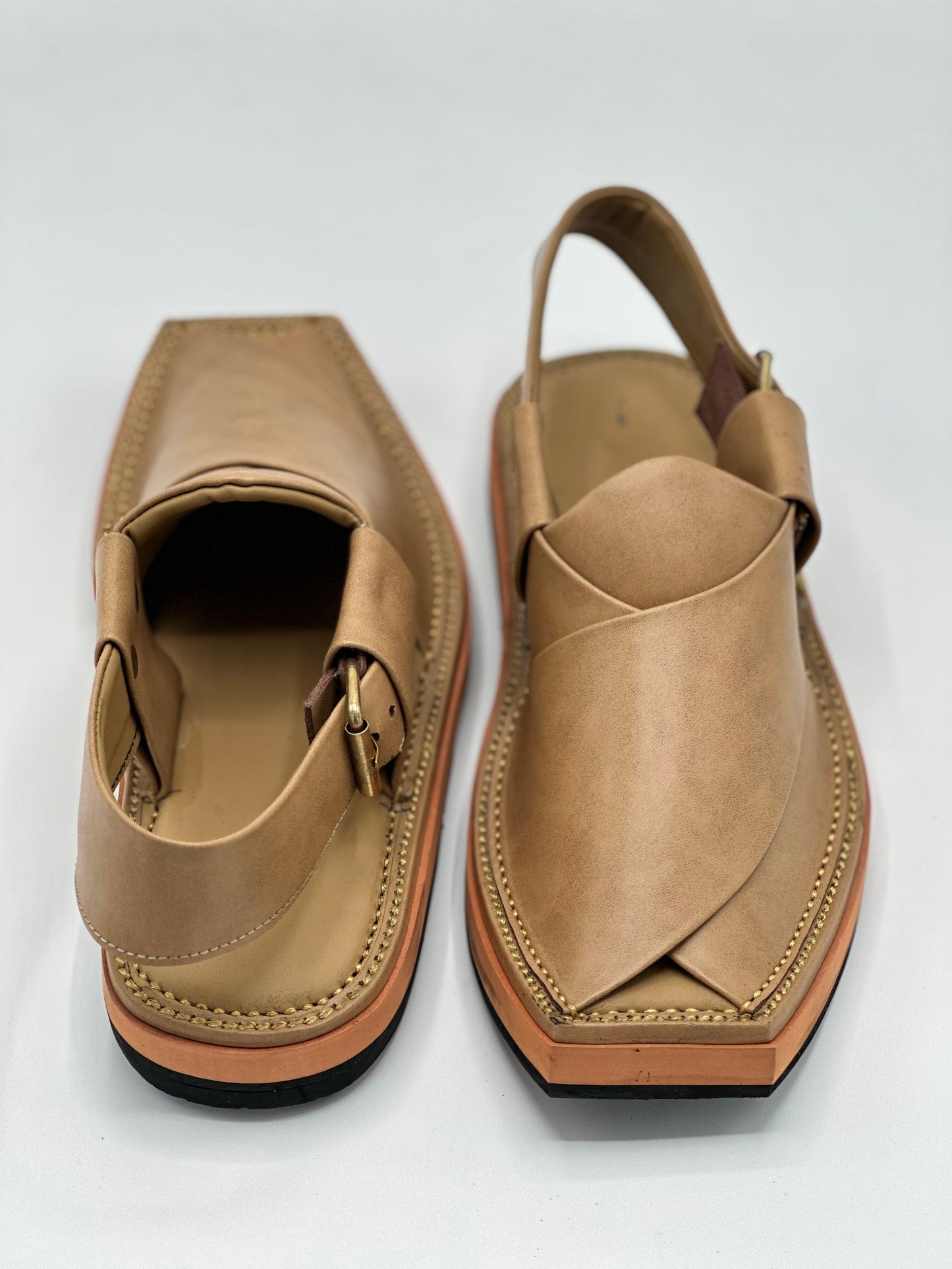 kaptan Chappal Camel